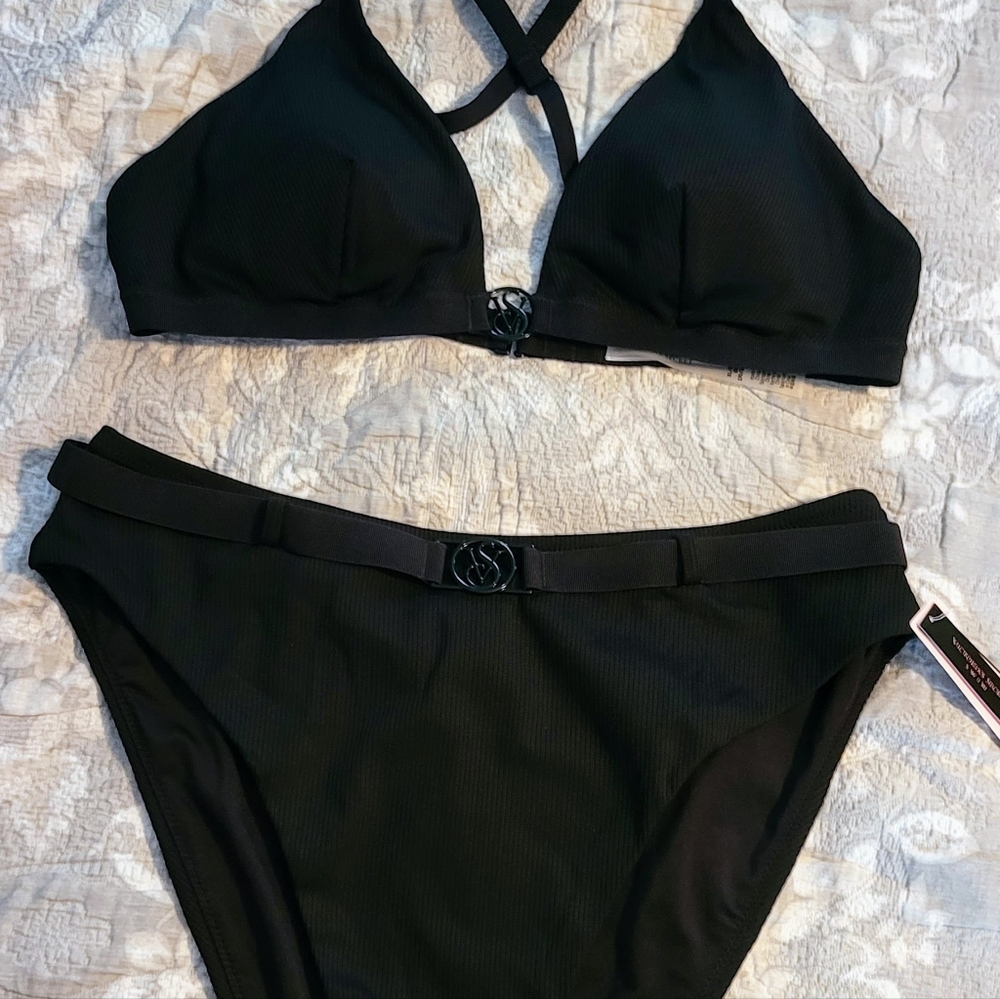 VICTORIA'S SECRET SWIM Wild Wanderer Belted High-Waist Bikini XL NWT